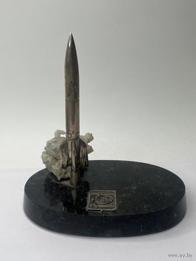 Настольный макет Ракеты серебро 925 пробы 94.65гр