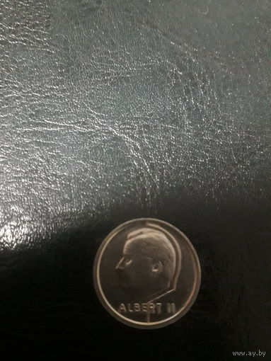 БЕЛЬГИЯ 1франк 1994 г.