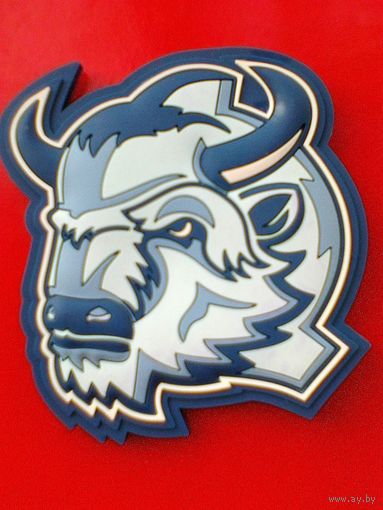 Магнит - Логотип Хоккейный Клуб - "Динамо" Минск - Размеры Магнита - 7,5/8 см.