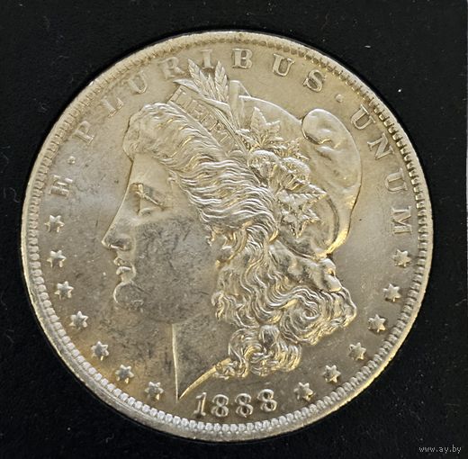 1 доллар США 1888 . Доллар Моргана. Штемпельная