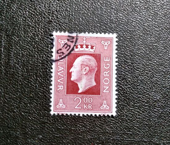 Марка Норвегия 1969 год Король