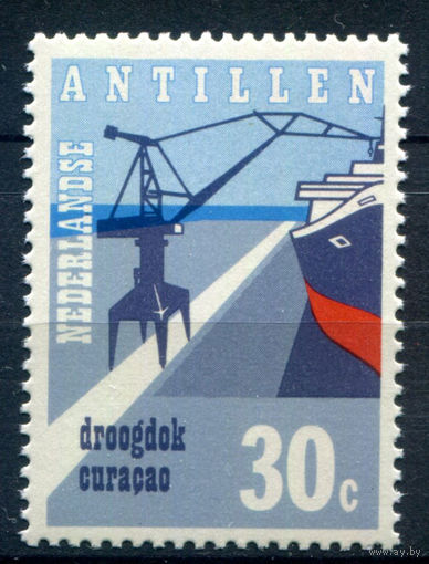 Нидерландские Антильские острова - 1972г. - корабль - 1 марка - полная серия, MNH [Mi 245]. #3-WB-77-A-1