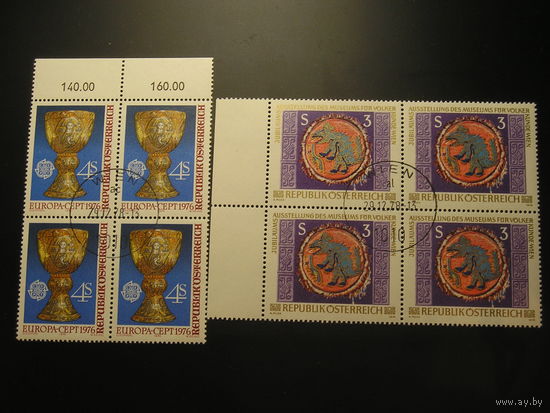 Австрия 1976-1978 Искусство, квартблоки