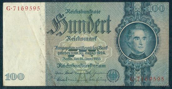 Германия 100 марок 1924 год.