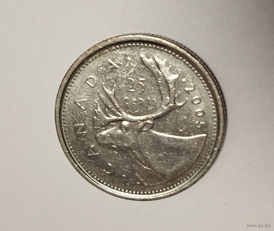 25 центов Канада 2005 год