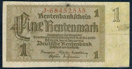 Германия 1 марка 1937 год.
