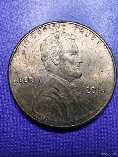 США 1 цент 2018