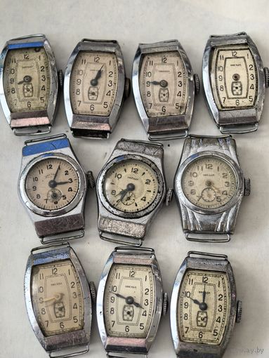 Часы  СССР . ЗВЕЗДА 10 штук . в реставрацию..
