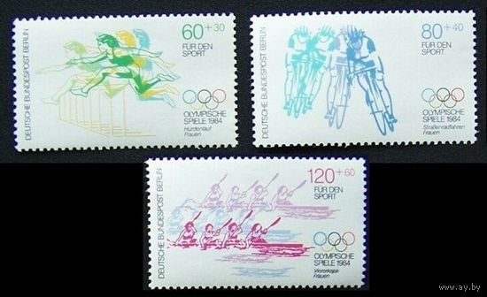 1984 Берлин Запад 716-718 Олимпийские игры 1984 года в Лос-Анджелесе 8,00 евро