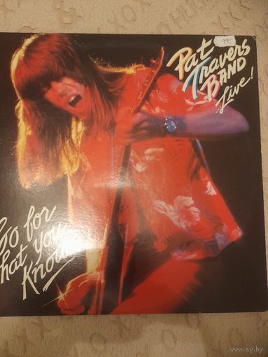 PAT TRAVERS BAND  "GO FOR WHAT YOU KNOW" 1979 LP promo  GERMANY POLYDOR PD16202  -ORIG - NM
