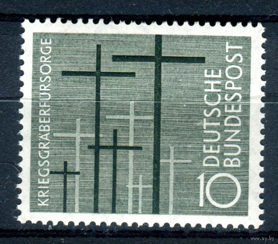 Германия (ФРГ) - 1956г. - Уход за военными могилами - полная серия, MNH [Mi 248] - 1 марка