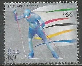 Эстония. Олимпиада в Солт-Лейк-Сити. 2002г. Mi#426.