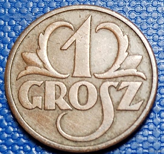 Польша 1 грош 1939 г.