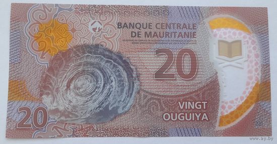 Мавритания 20 угий 2020 года UNC