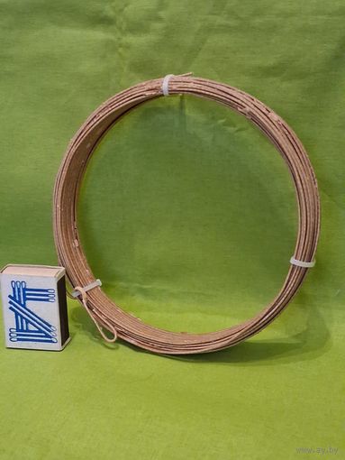 Провод обмоточный с двойной стекловолокнистой изоляцией ПСДКТ прямоугольный шинка 1,25х2,5 мм (СССР)