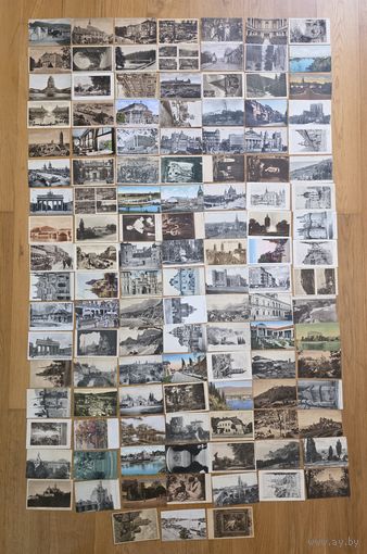 Антикварные открытки, почтовые карточки. Распродажа коллекции. 122 шт. Европа. До 1930 года.