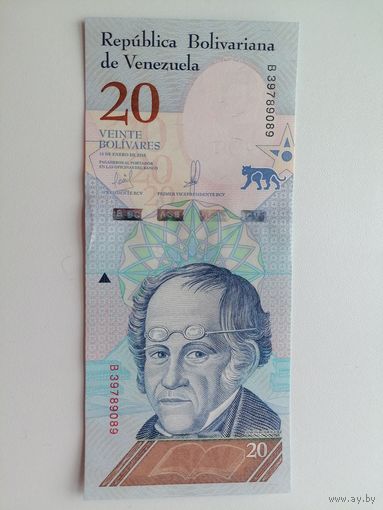 Венесуэла 20 UNC c рубля