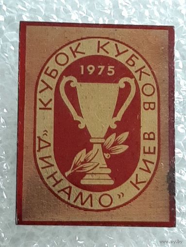 Значок Футбол Кубок Кубков Динамо Киев 1975 г.