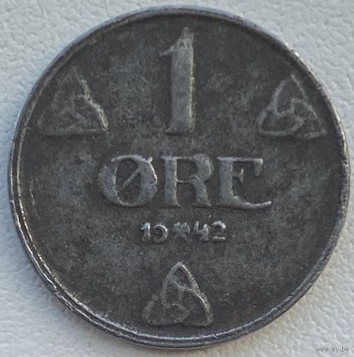Норвегия 1 эре 1942 г.