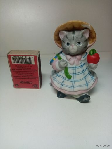 Коллекционные фигурки кота (кошки, котенка) Kitty Cucumber 1988 год