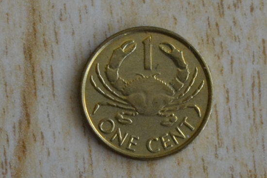 Сейшельские острова 1 цент 2004 с 1 руб