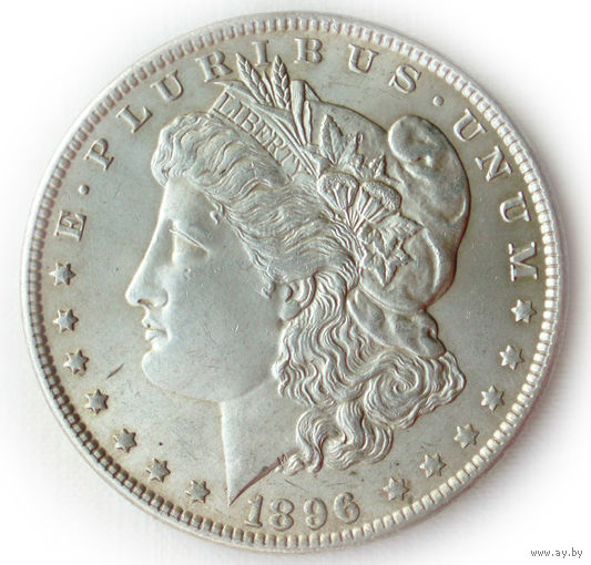 1 доллар 1896 UNC Супер! США. Доллар Моргана. Dollar Morgan