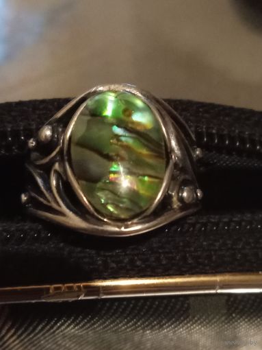Перстень с камнем. Клеймо 777.