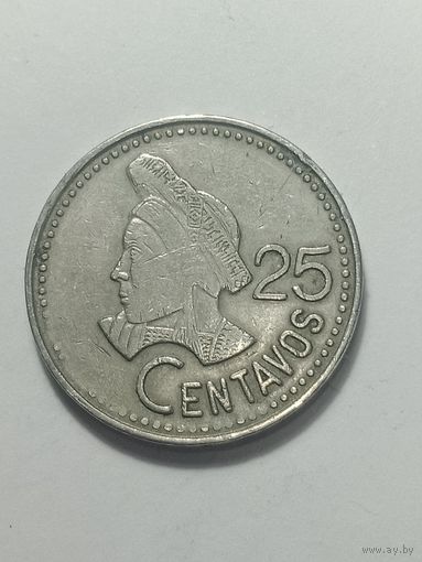 Гватемала 25 сентаво 1987   года .