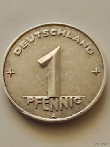 ГДР 1 пфенниг 1949А