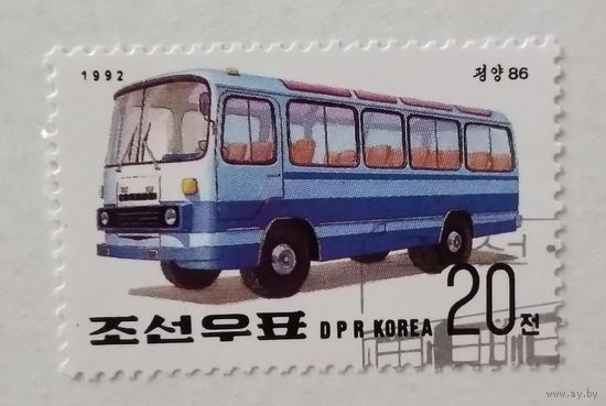 КНДР.1992. Автобус