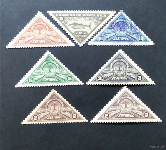 КОСТА-РИКА \201н\  1932-37г.г.  Филателистическая Экспозиция