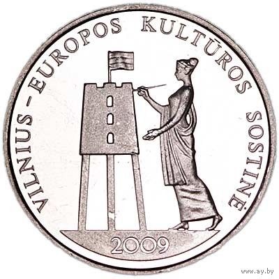 Литва 1 лит, 2009 Вильнюс – культурная столица Европы UNC