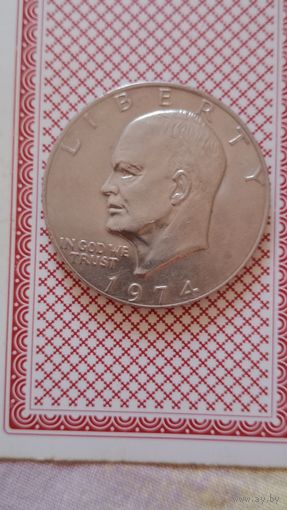 США 1 доллар 1974