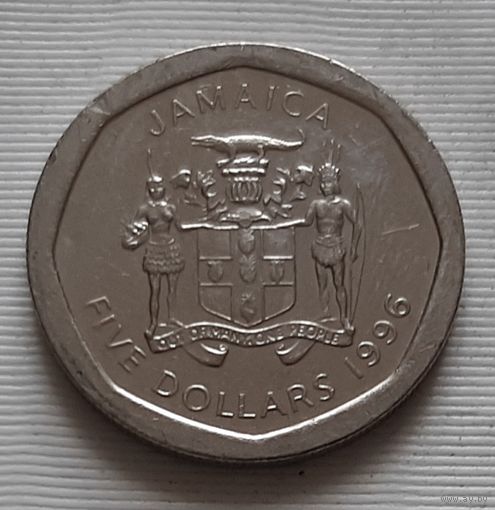 5 долларов 1996 г. Ямайка