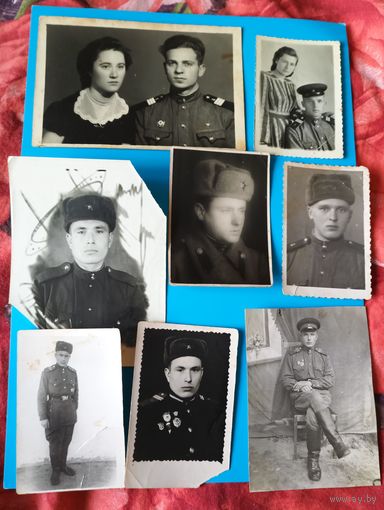 Фото воинов Советской армии.