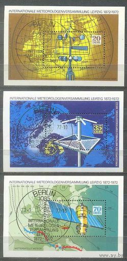 ГДР-1972. 100-е меж.вст. метеорологов (бл) /2/, U