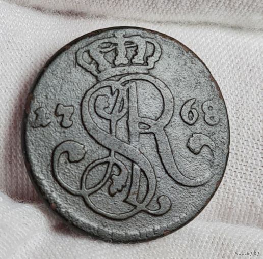 1 грош 1768 года, Август Понятовский, Реч Посполитая, м. д. Варшава