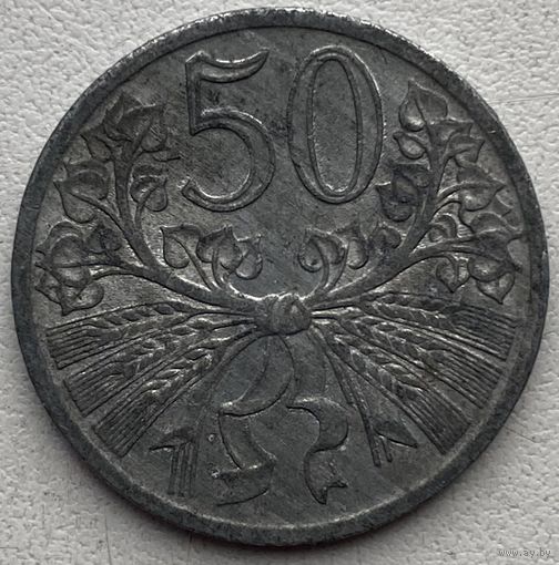 Богемия и Моравия 50 геллеров 1940 г.