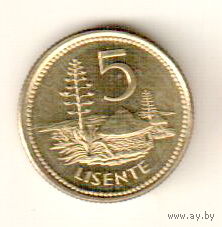 Лесото 5 лисенте 1998