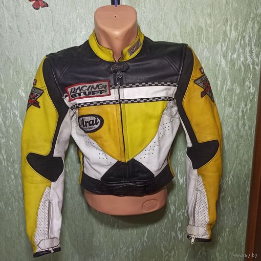 Мотокуртка FLM кожаная женская