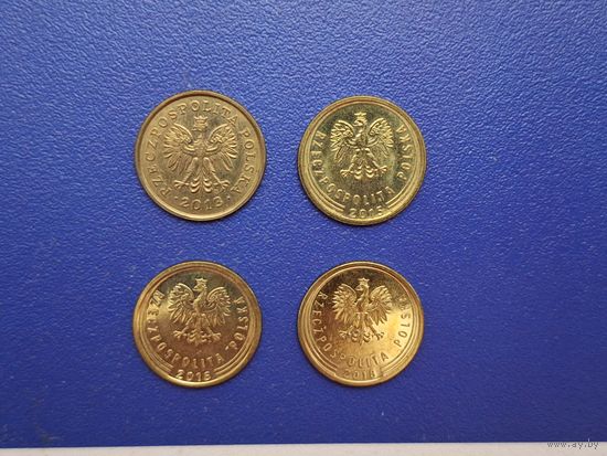 Польша остатки погодовки 5 грошей. Цена за ОДНУ монету любого года