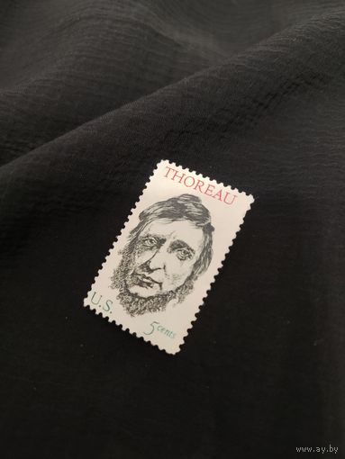 Почтовая марка Америка Генри девид торо 5 центов