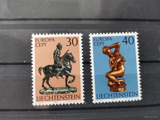 Лихтенштейн 1974г. Марки ЕВРОПА 1974 г. - Скульптуры.Полная серия **
