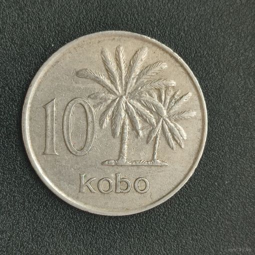 Нигерия 10 кобо 1976 г.