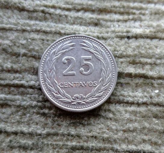 Werty71 Сальвадор 25 сентаво 1973
