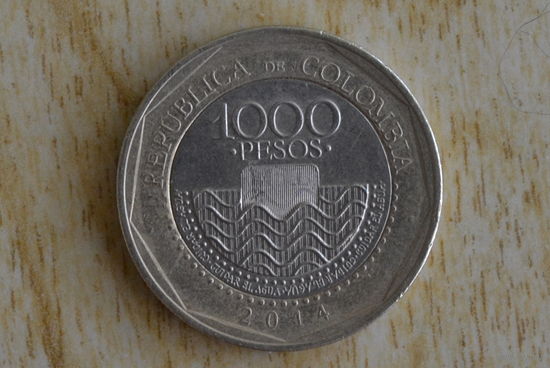 Колумбия 1000 песо 2014