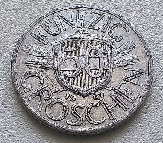 Австрия 50 грошей, 1947  5-3-27