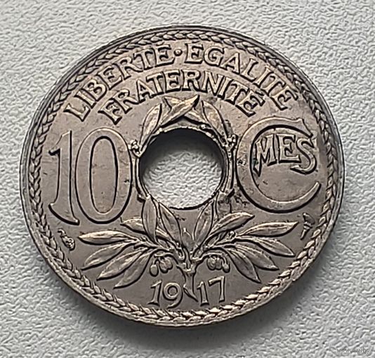 Франция 10 сантимов, 1917  5-12-13