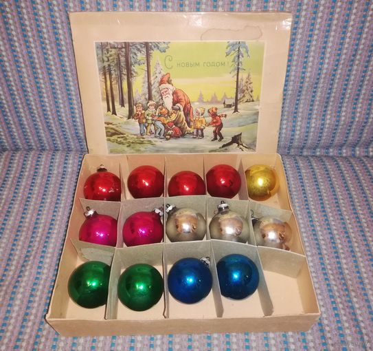 Елочные игрушки, шары, ГДР