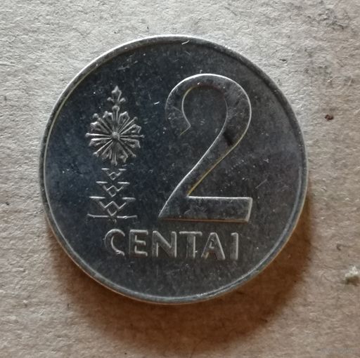 Литва 2 Республика 2 цента 1991 г., KM# 86 ю